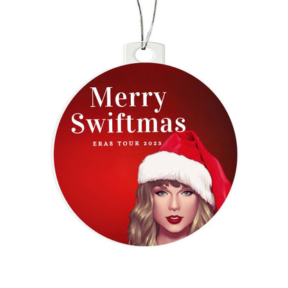 "Merry Swiftmas" Taylor Swift Eras Tour 2023 Holiday Keepsake Ornament