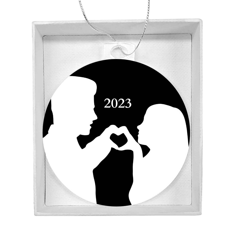 "Our Love Story" 2023 Keepsake Holiday Ornament